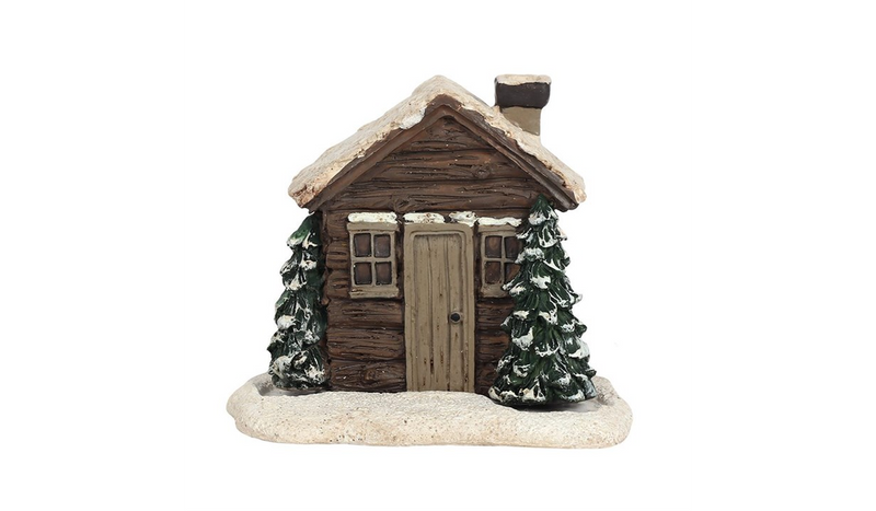 Log Cabin Incense Cone Burner