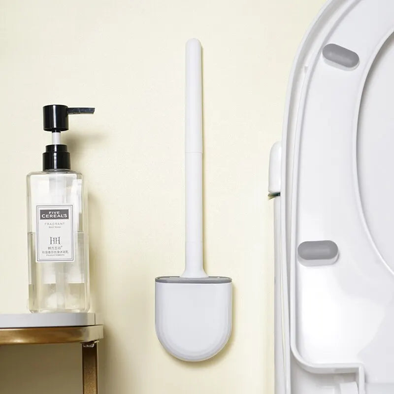 Wall Mounted Toilet Brush Silicone