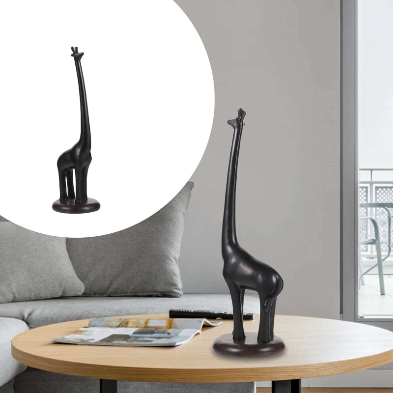 Giraffe Paper Towel Holder Animal Roll Kitchen Synthetic Resin Tissue Stand