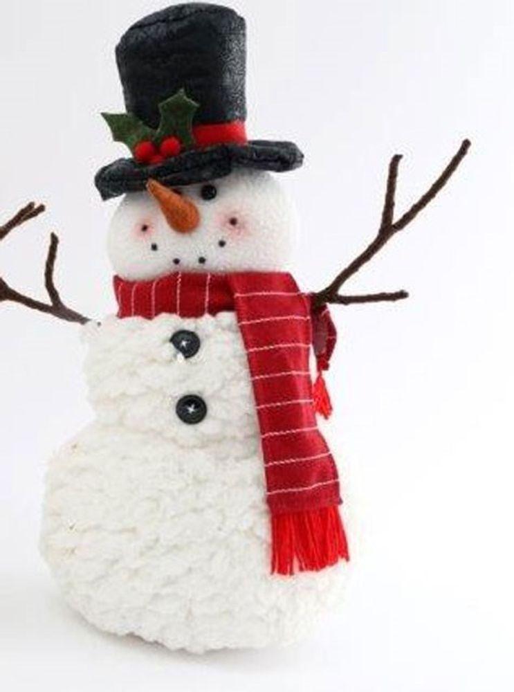 38cm Standing Snowman Decoration